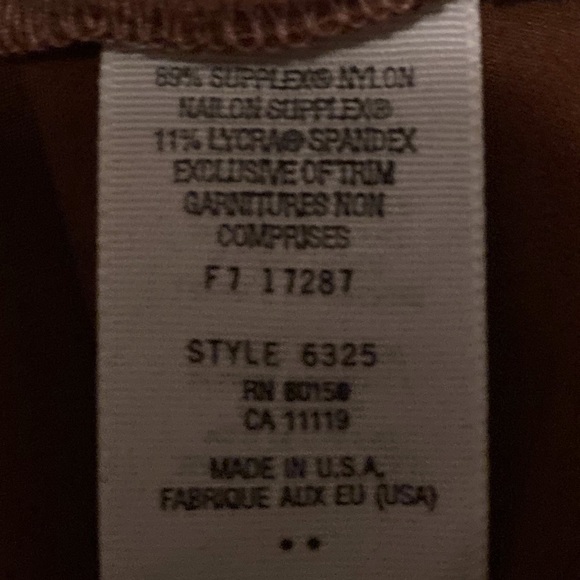 Neiman Marcus Tan Brown Velvet Trim Tank Top M - Picture 4 of 4